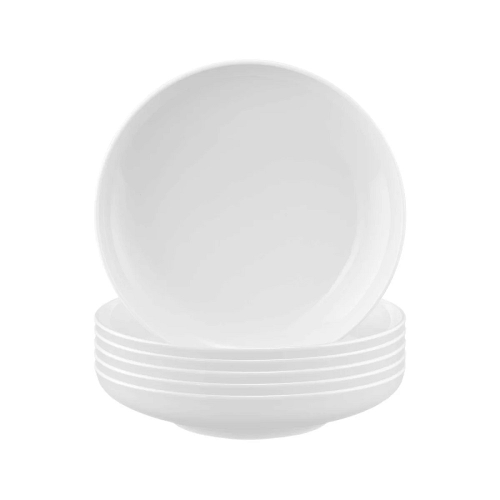 Seltmann Weiden Sento Home weiß Suppenteller rund 21 cm 6er Set