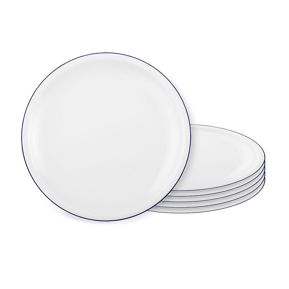 Seltmann Weiden Compact Blaurand Frühstücksteller 19cm 6er Set