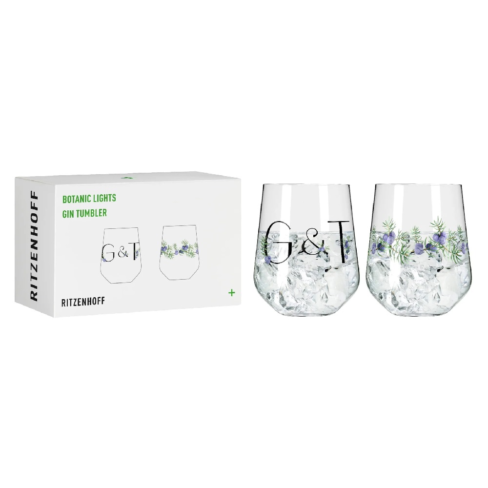 Ritzenhoff Botanic Lights Gin Tumbler 2er #5 #6 RDT H23