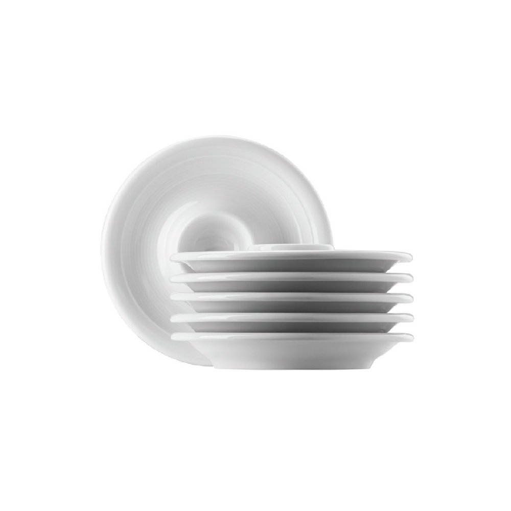 Thomas Trend Weiss Eierbecher mit Ablage Ř 14 cm 6er Set