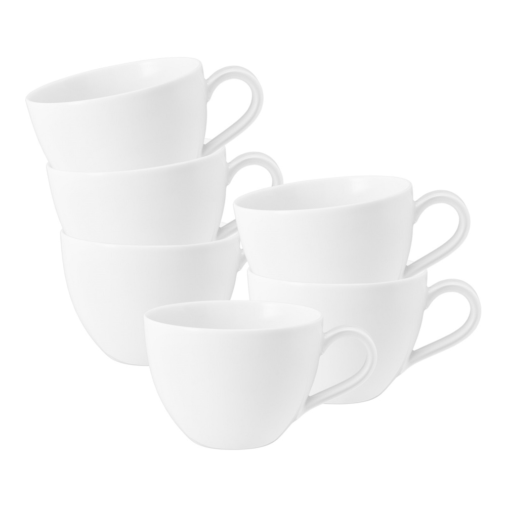 Seltmann Weiden Beat weiß Kaffeeobertasse 6er Set