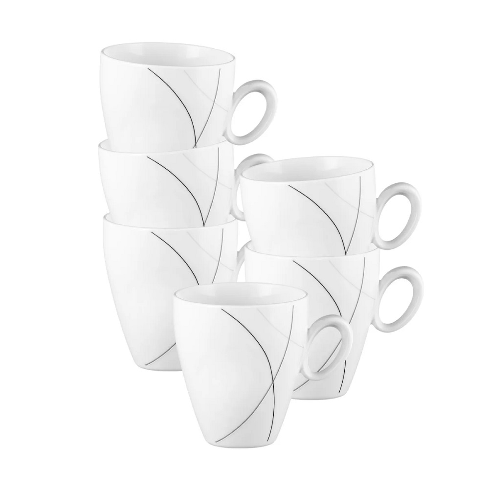 Seltmann Weiden Trio Highline Kaffeebecher 0,3 l 6er Set