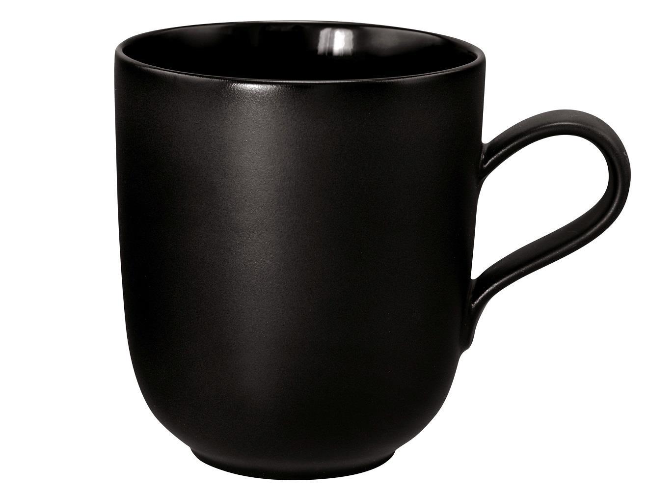 Seltmann Weiden Liberty Velvet black Becher mit Henkel 0,4 l