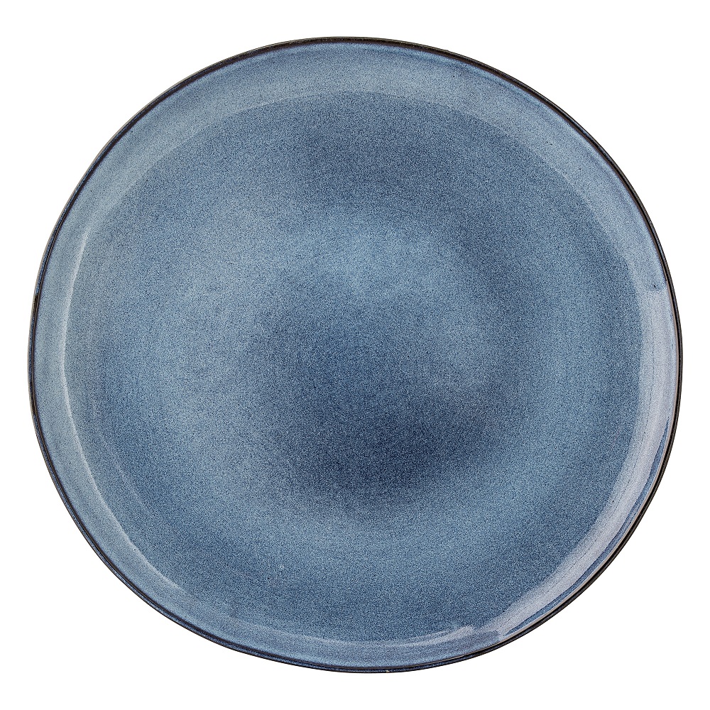 Bloomingville Sandrine Speiseteller Blue Steingut (1 Teller)