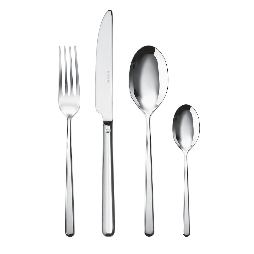 Sambonet Linear Mirror Stahl Besteck-Set 24-tlg.