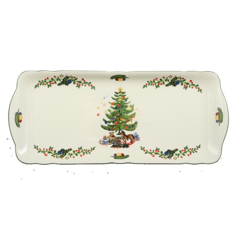 Seltmann Weiden Marie Luise Weihnachten Kuchenplatte eckig 35cm