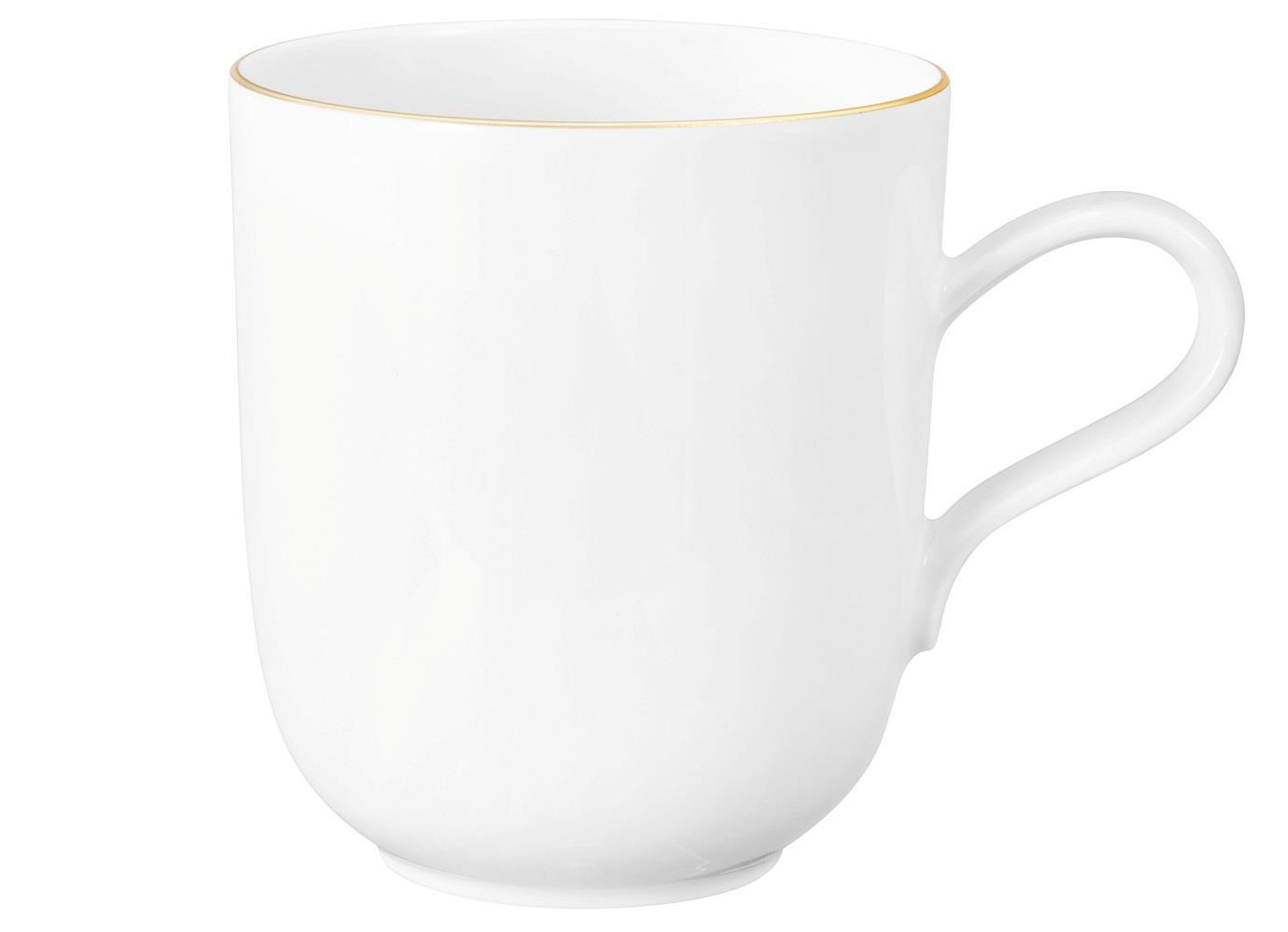 Seltmann Weiden Liberty Goldrand Becher mit Henkel 0,4 l