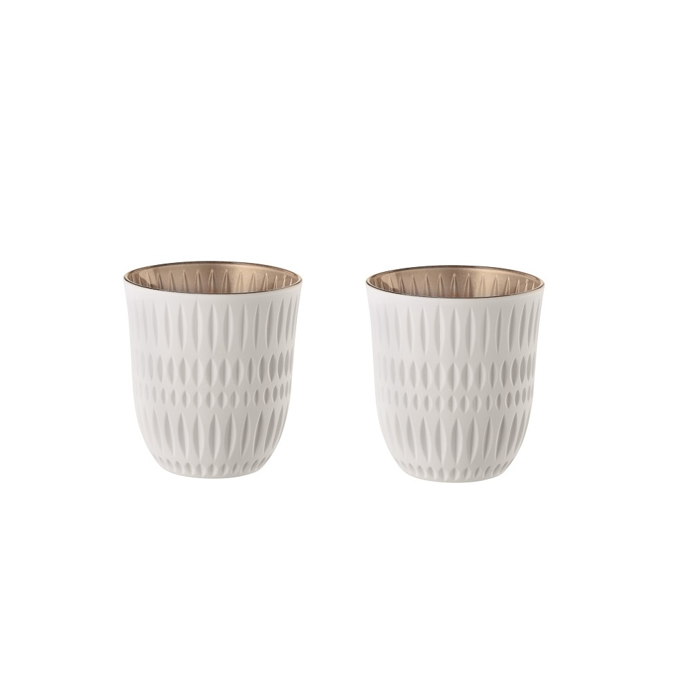 Nachtmann Ethno Colors Becher White/Gold 2er Set