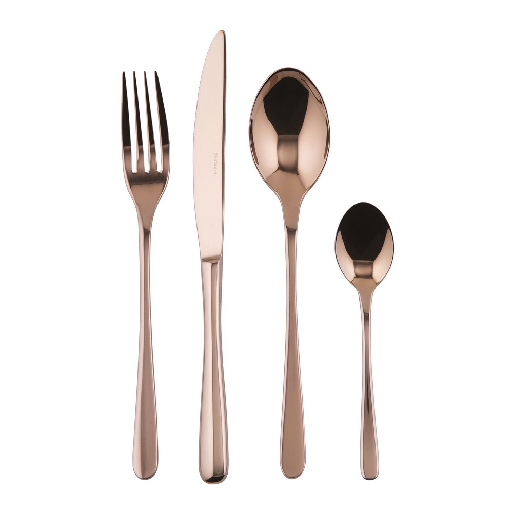 Sambonet Taste Mirror PVD Copper Besteck-Set 24-tlg.