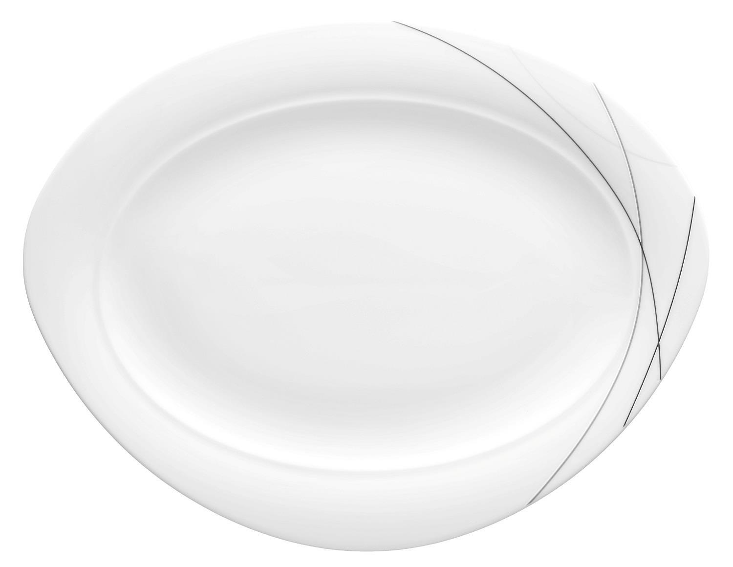 Seltmann Weiden Trio Highline Servierplatte oval 35cm
