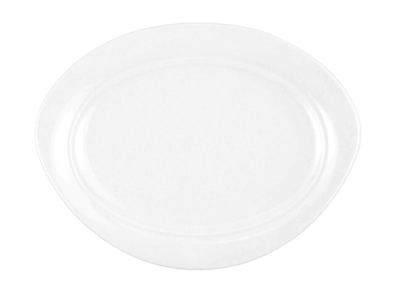 Seltmann Weiden Trio weiß Servierplatte oval 25cm