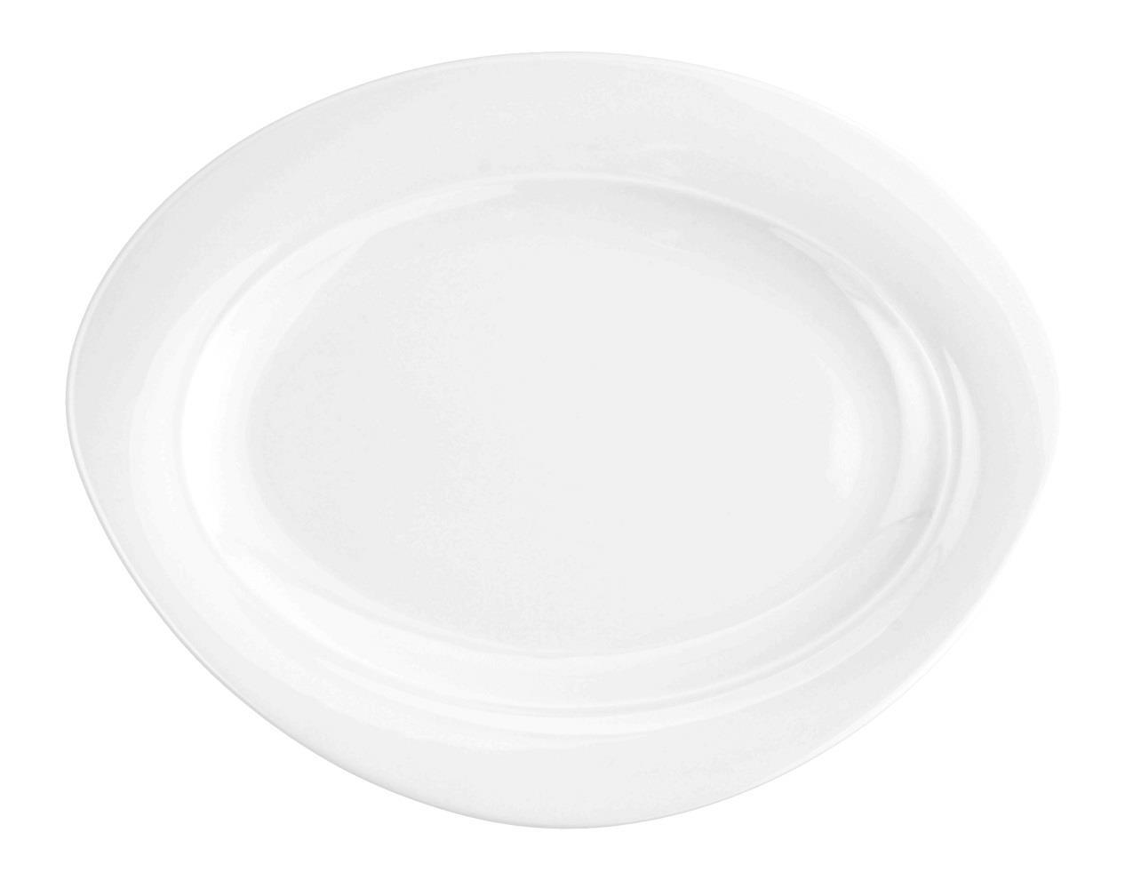 Seltmann Weiden Trio weiß Servierplatte oval 31 cm