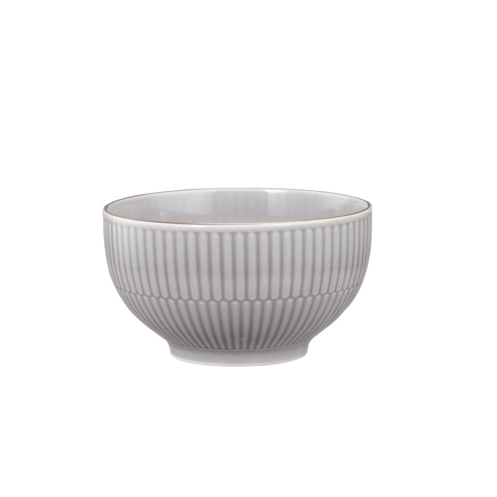 Seltmann Weiden Amina silbergrau/Goldrand Cappuccinoschale 11,5 cm /0,40 l